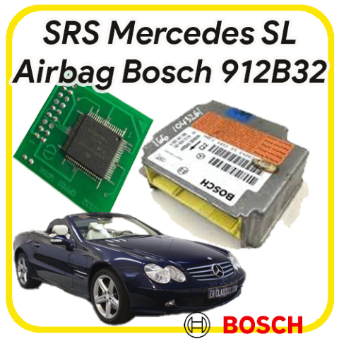 Airbag Bosch SL R230 2001-2011 mpc 912B32 Airbag Bosch SL R230 2001-2011 mpc 912B32